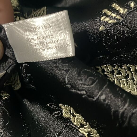 Boston Proper Mandarin Collar Dragon Satin Asian Print 
Button Front Blazer Sz 4 - Picture 5 of 5